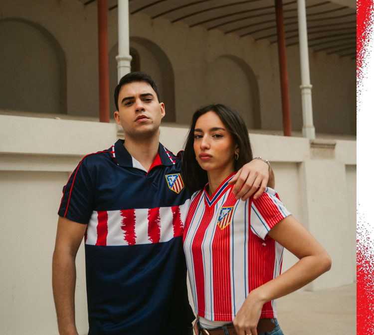 Camisetas y Polos Retro Oficiales Atlético De Madrid