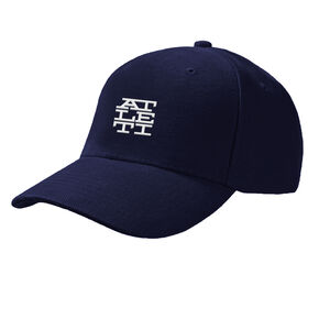 NAVY WITH EMBROIDERED ATLETI CAP