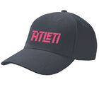 GORRA GRIS CON ATLETI EN ROSA