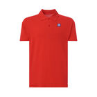 RED ATLETI ADULT WOVEN POLO SHIRT 