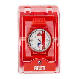 Pulsera Roja Y Blanca De Cuero – Accesorio Unisex Atlético De Madrid, Nuevo, Regolabile
