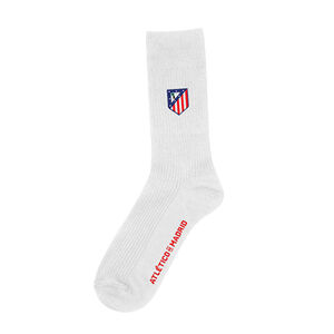 Calcetines Escudo Bordado Blancos