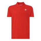 RED EMBROIDERED PATCH POLO
