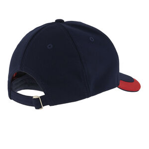 Blue Kids Cap with Crest and Stripes
