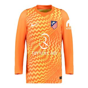 Camiseta portero ni&ntilde;o manga larga naranja 26/27