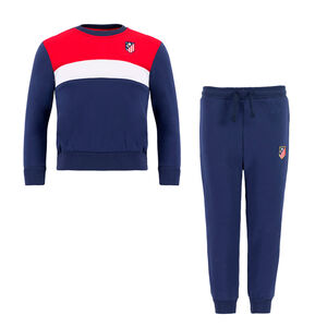 Tricolor kids tracksuit