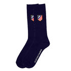 Calcetines Escudo Bordado Azul Marino