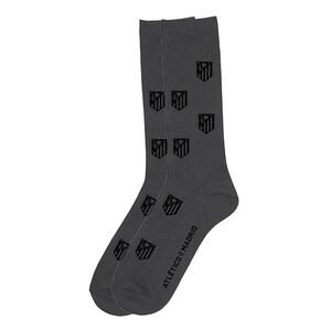 Calcetines Escudo Monocolor Gris