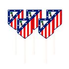 Toppers escudos 6 piezas