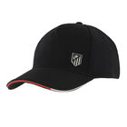 Black Cap with Metal Pin