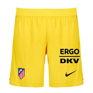 Pantal&oacute;n corto portero ni&ntilde;o amarillo 26/27
