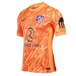 Men orange goalkeeper 24/25 short sleeve jersey