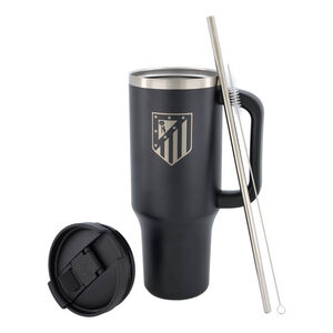 1.2 l thermal mug with handle black  