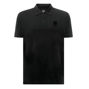 BLACK POLO RUBBERED CREST