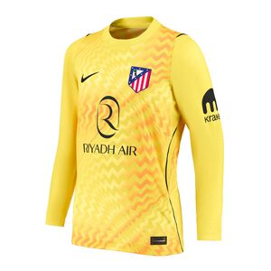 Camiseta portero ni&ntilde;o manga larga amarilla 26/27