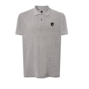 KIDS GRAY POLO RUBBERED CREST
