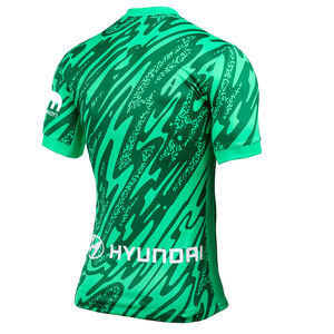 Men green goalkeeper 24/25 short sleeve jersey