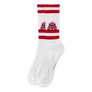 Calcetines Oficiales Atlético De Madrid - Escudo Negro, Tallas 36-40 Y 41-46, Caña Media, Algodón Peinado