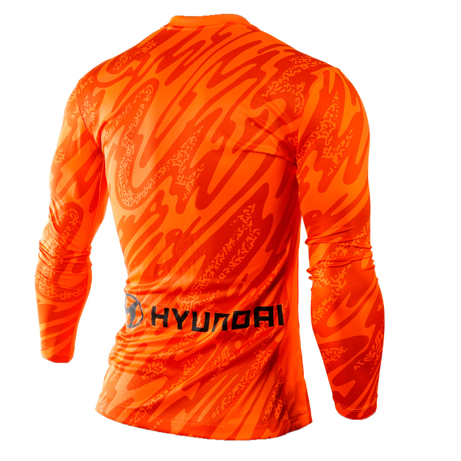 Men orange goalkeeper 24/25 long sleeve jersey image number null