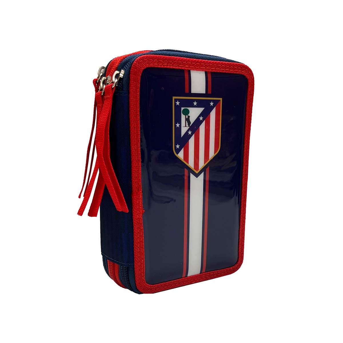3-Tier Pencil Case with School Supplies image number null