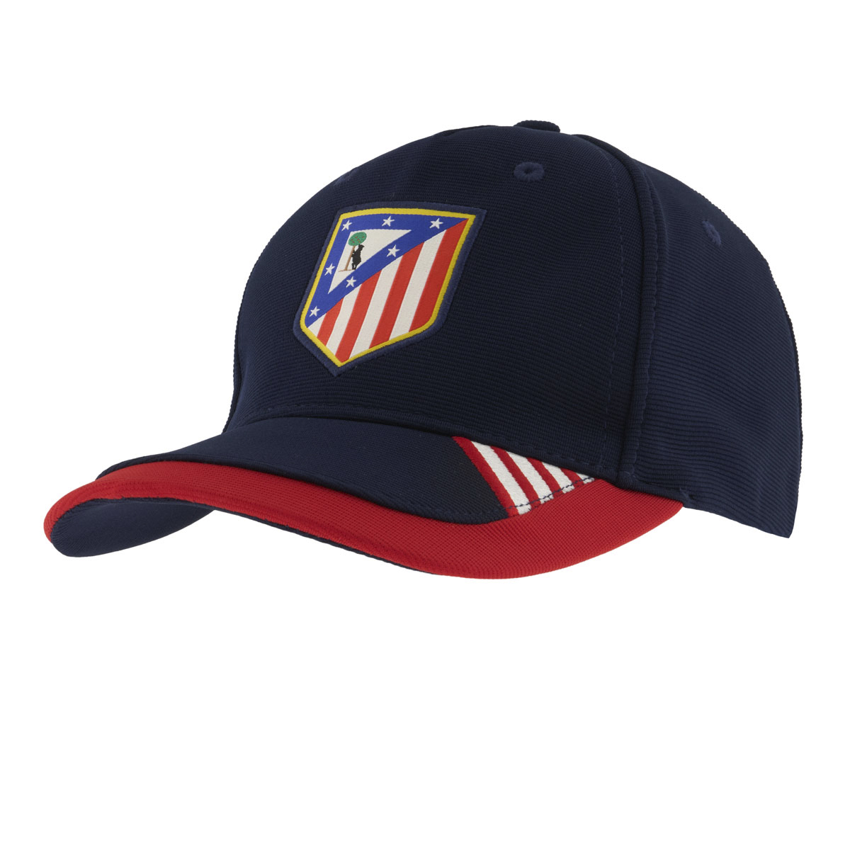 Blue Kids Cap with Crest and Stripes image number null