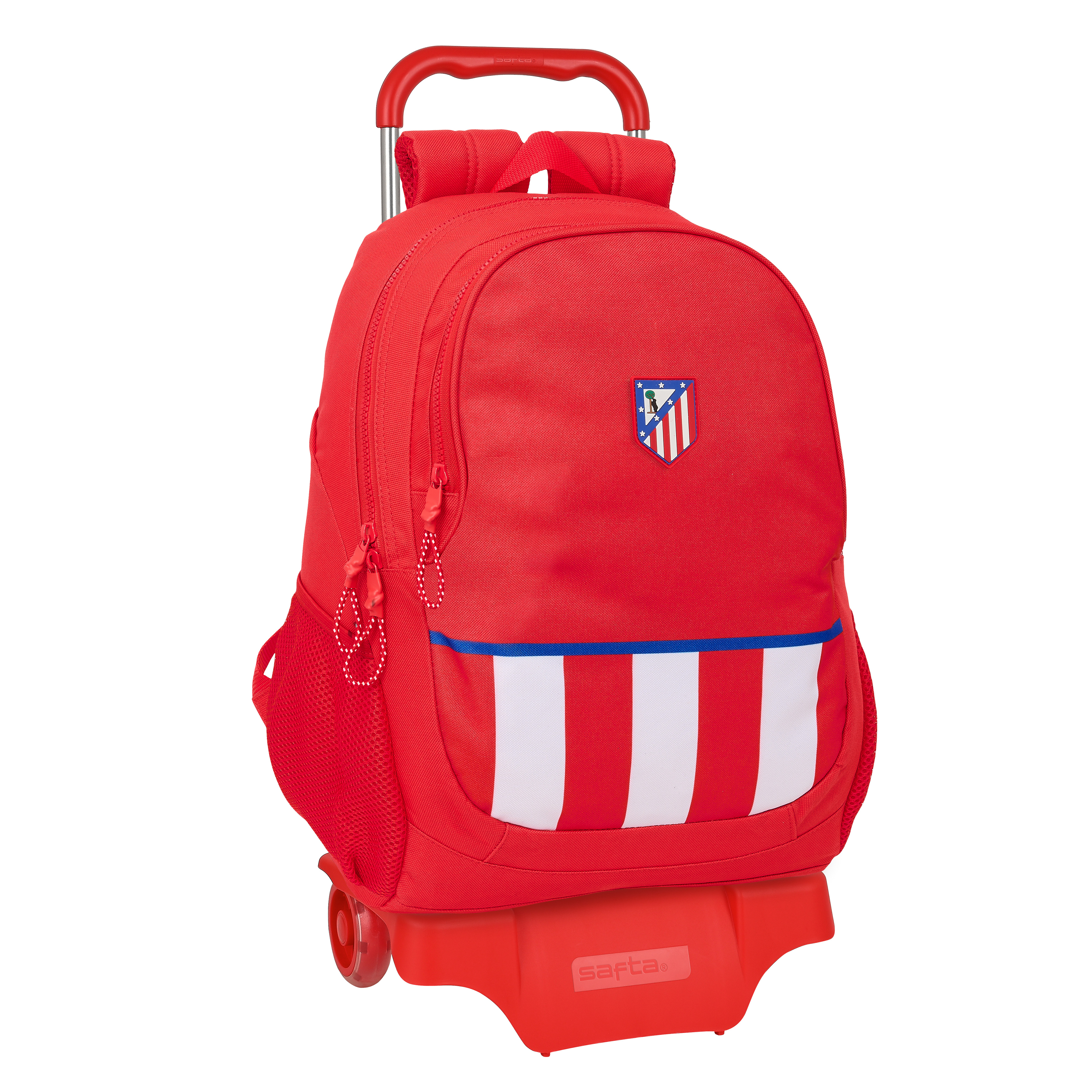 Striped Crest Trolley Backpack image number null