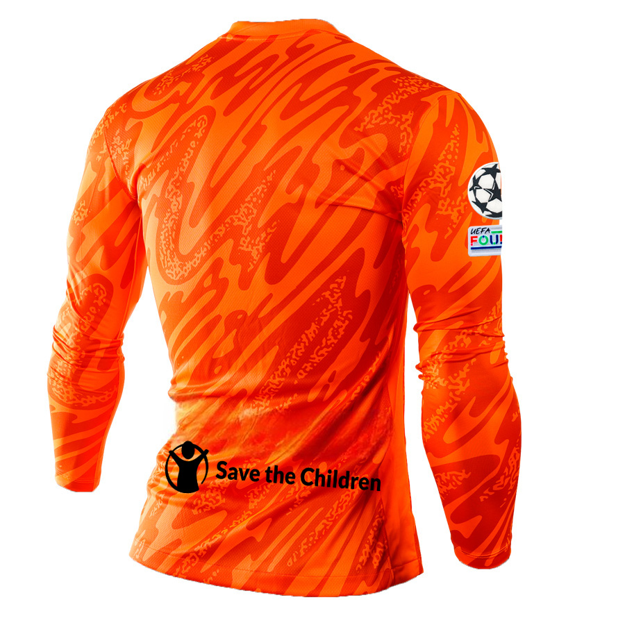 Kids orange goalkeeper 24/25 long sleeve jersey image number null