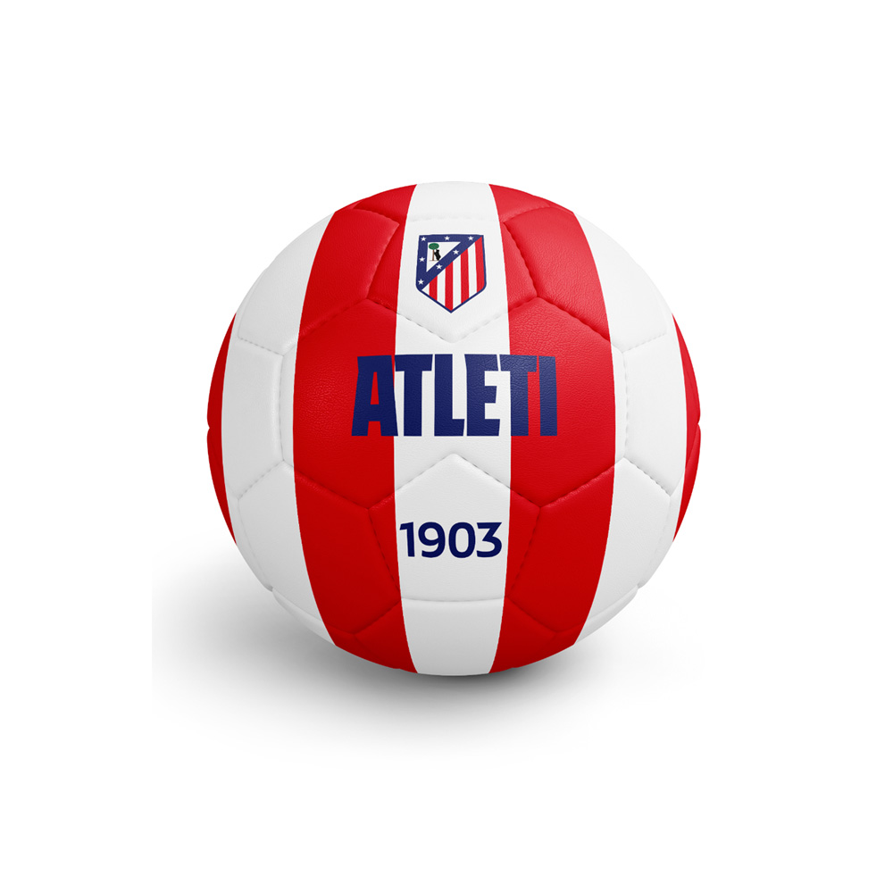 Small Red and White Atleti Ball image number null