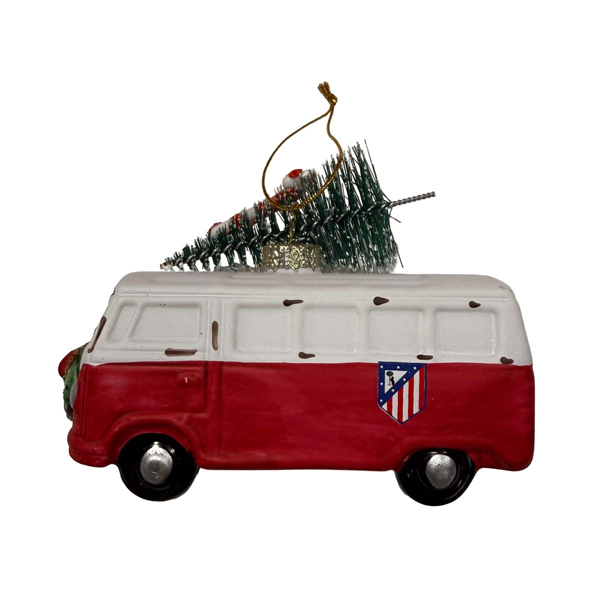 Christmas Bus Ornament image number null