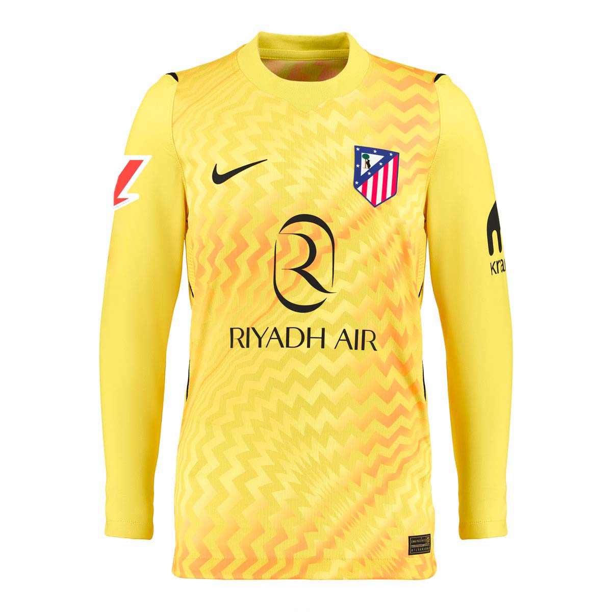 Camiseta portero ni&ntilde;o manga larga amarilla 26/27 image number null
