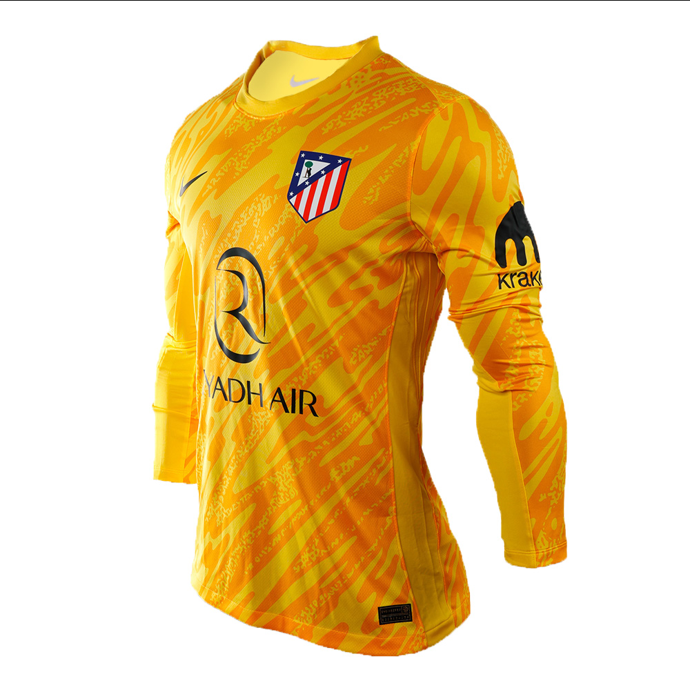 Kids yellow goalkeeper 24/25 long sleeve jersey image number null