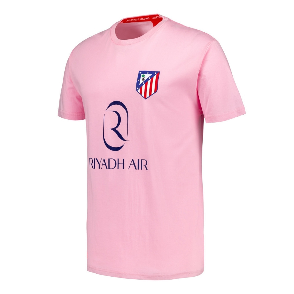 BUY Pink Riyadh Air T-shirt ONLINE | Atlético de Madrid Official Store