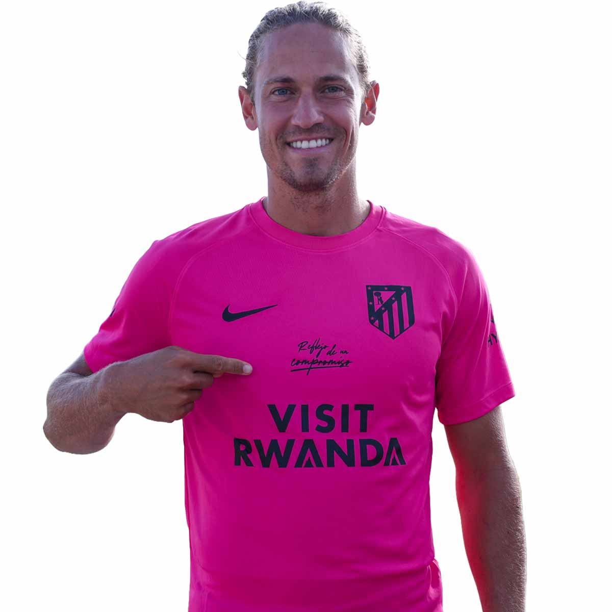 Nike men's reflejo de un compromiso prematch t-shirt image number null