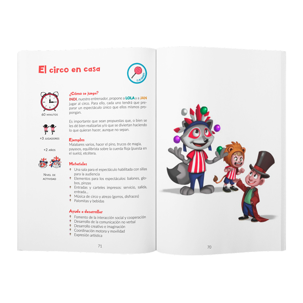 Libro 80 ideas para jugar con Indi y Baby Indi Volumen 01 image number null