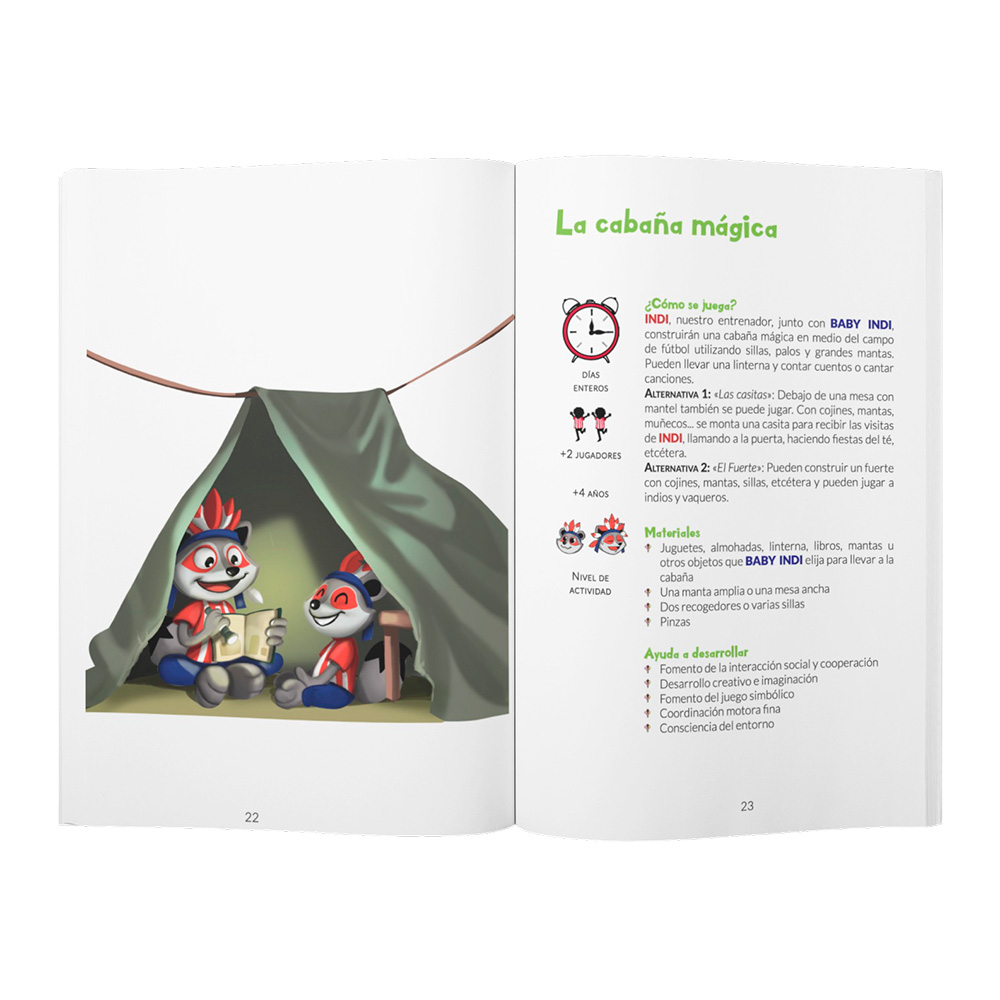 Libro 80 ideas para jugar con Indi y Baby Indi Volumen 02 image number null