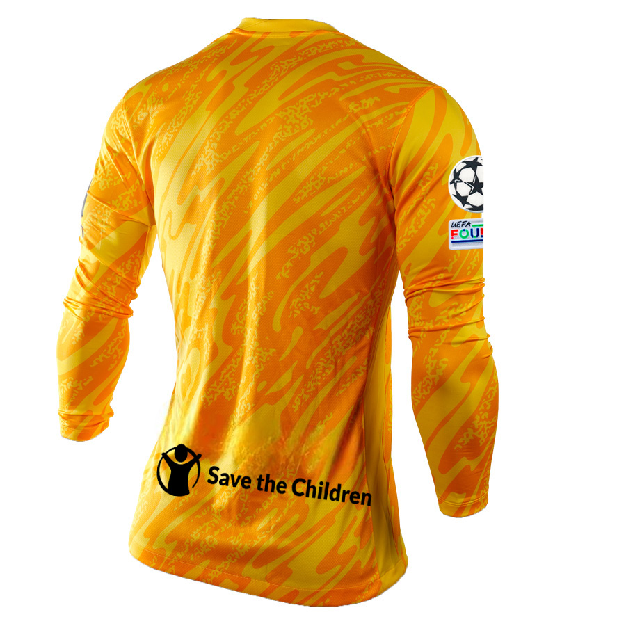 Kids yellow goalkeeper 24/25 long sleeve jersey image number null