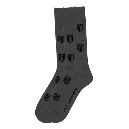 Calcetines Escudo Monocolor Gris image number null