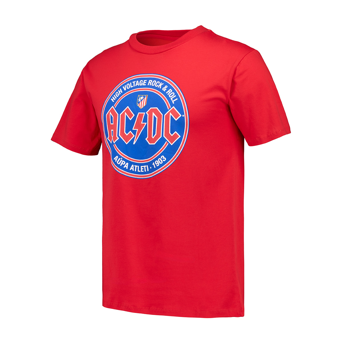 Camiseta Roja Hombre AC/DC High Voltage