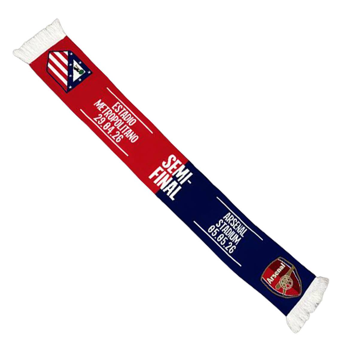 Atl&eacute;tico de Madrid - Arsenal Scarf 25/26 image number null