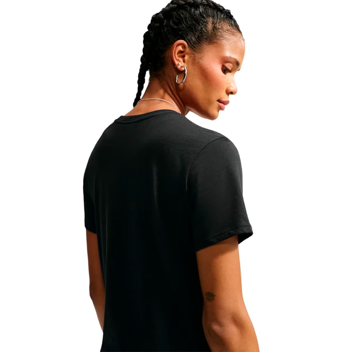 Nike women's black crest t-shirt image number null