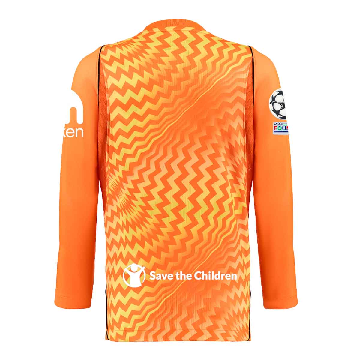 Camiseta portero ni&ntilde;o manga larga naranja 26/27 image number null