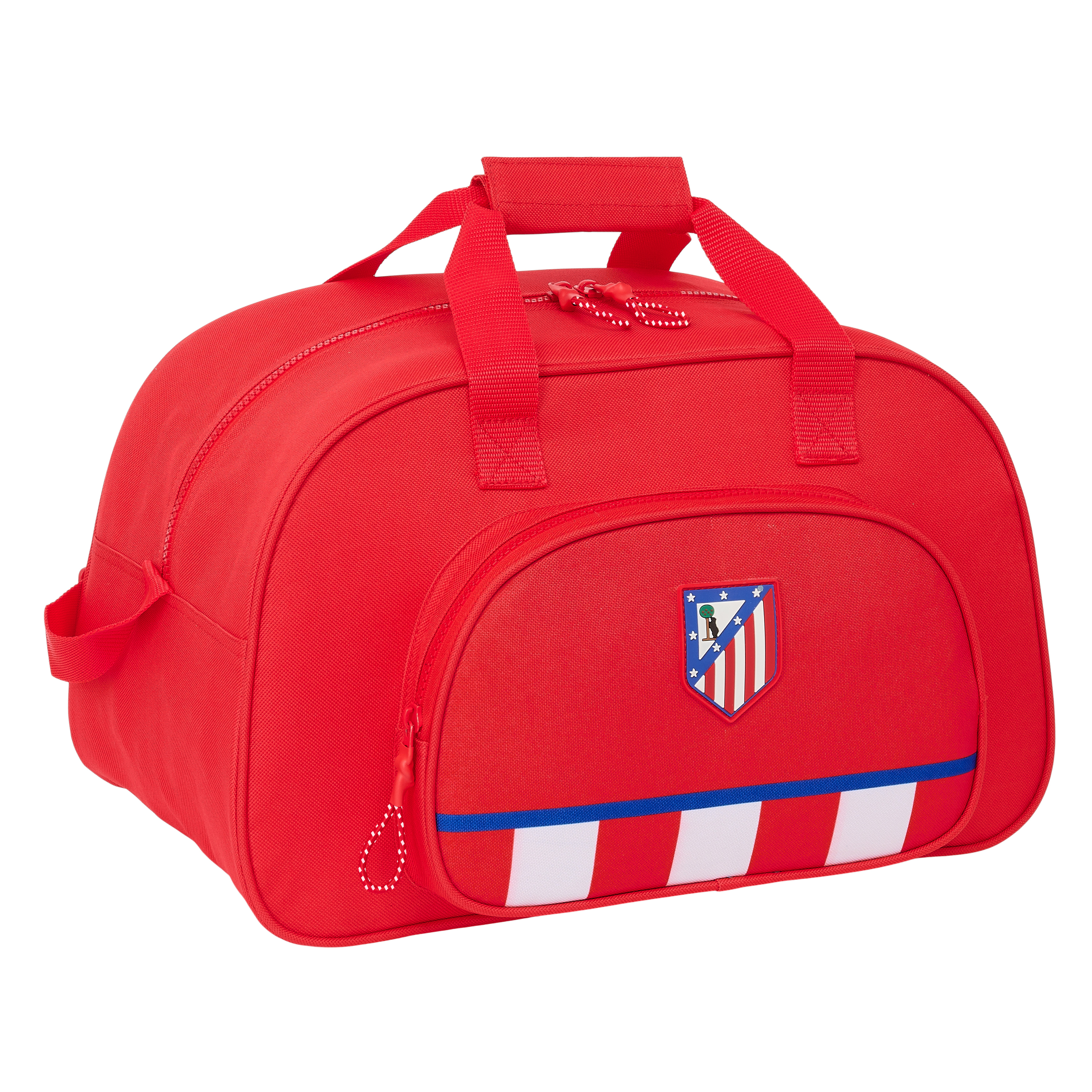 Striped Crest Sports Bag image number null