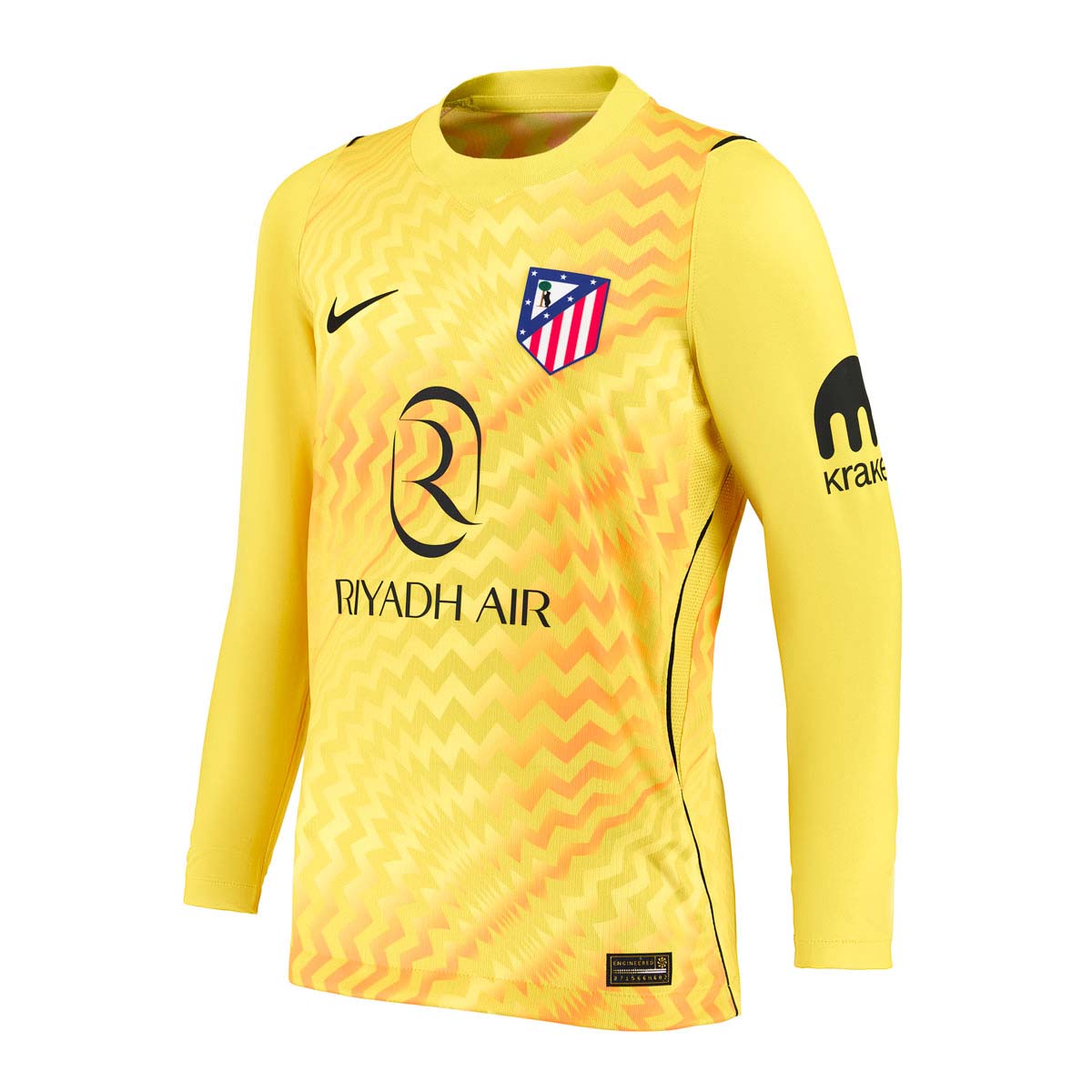 Camiseta portero ni&ntilde;o manga larga amarilla 26/27 image number null