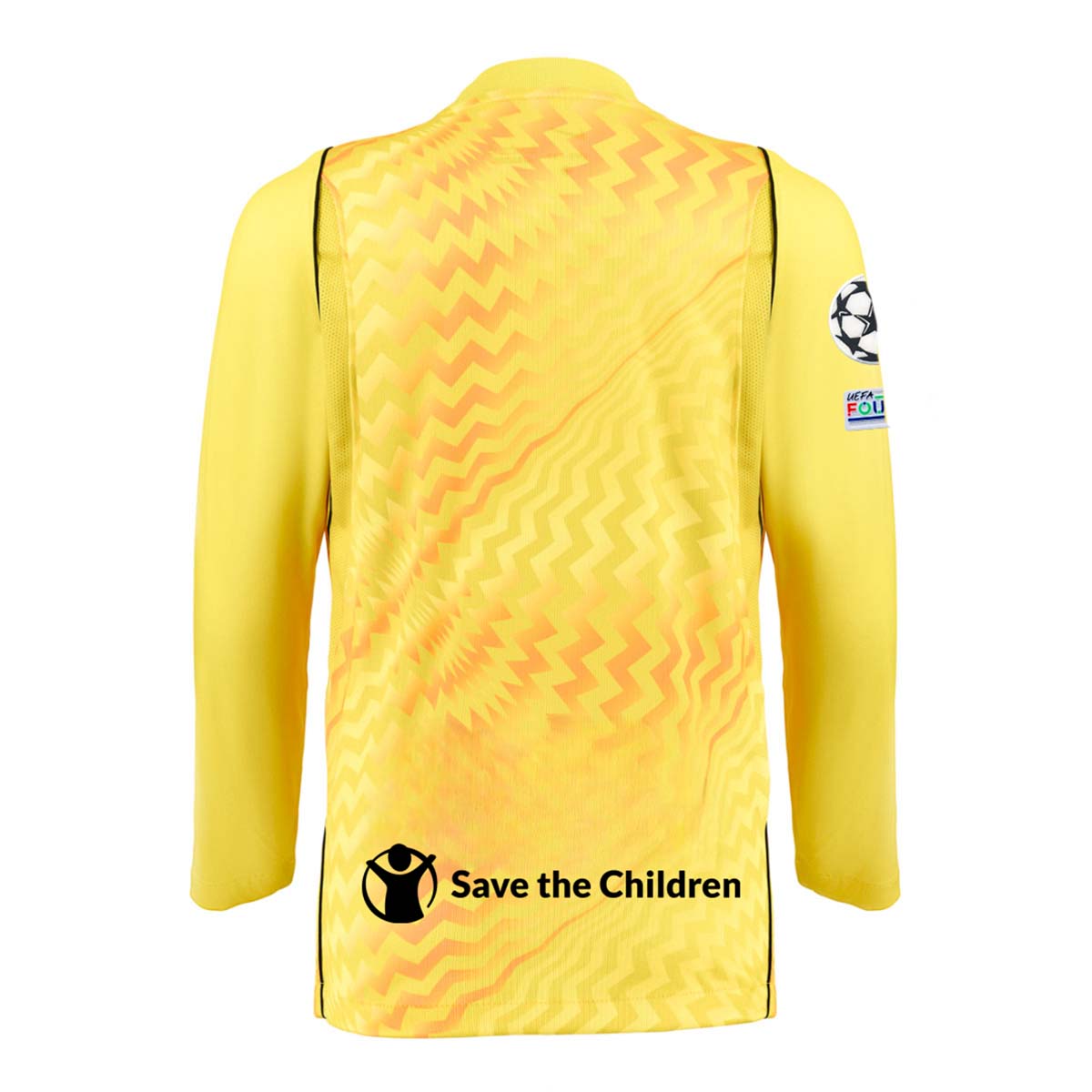 Camiseta portero ni&ntilde;o manga larga amarilla 26/27 image number null