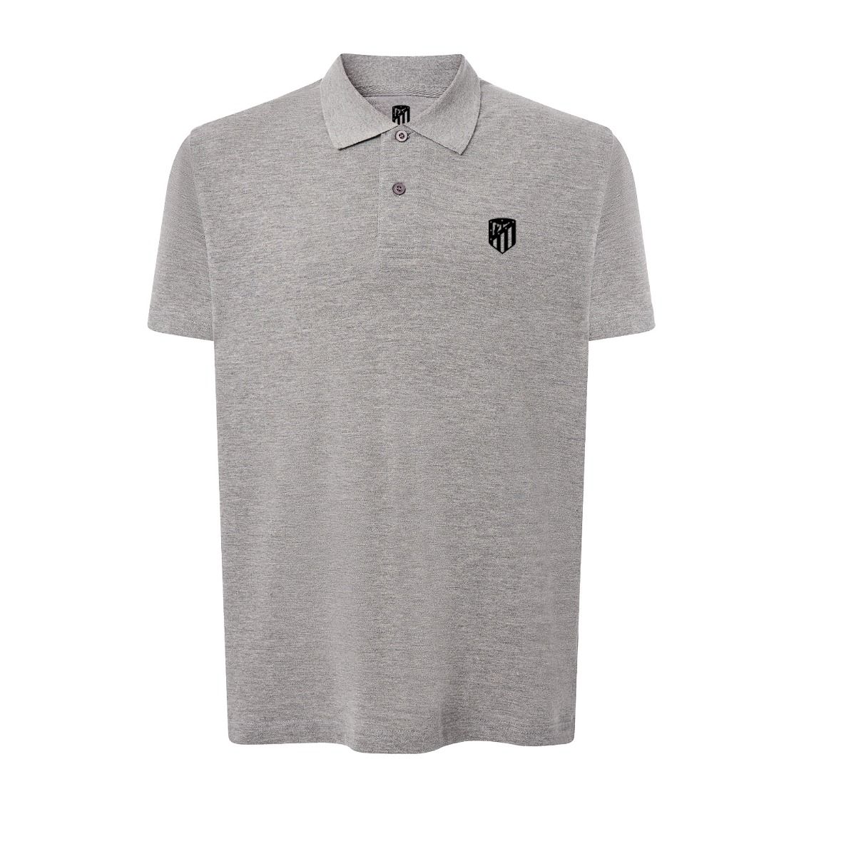 KIDS GRAY POLO RUBBERED CREST image number null