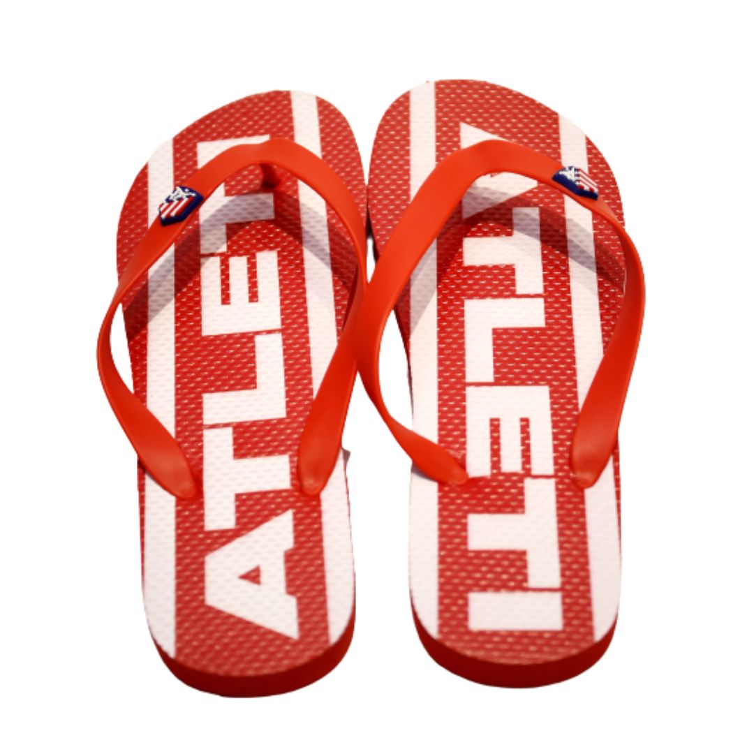 KIDS RED AND WHITE FLIP-FLOPS image number null