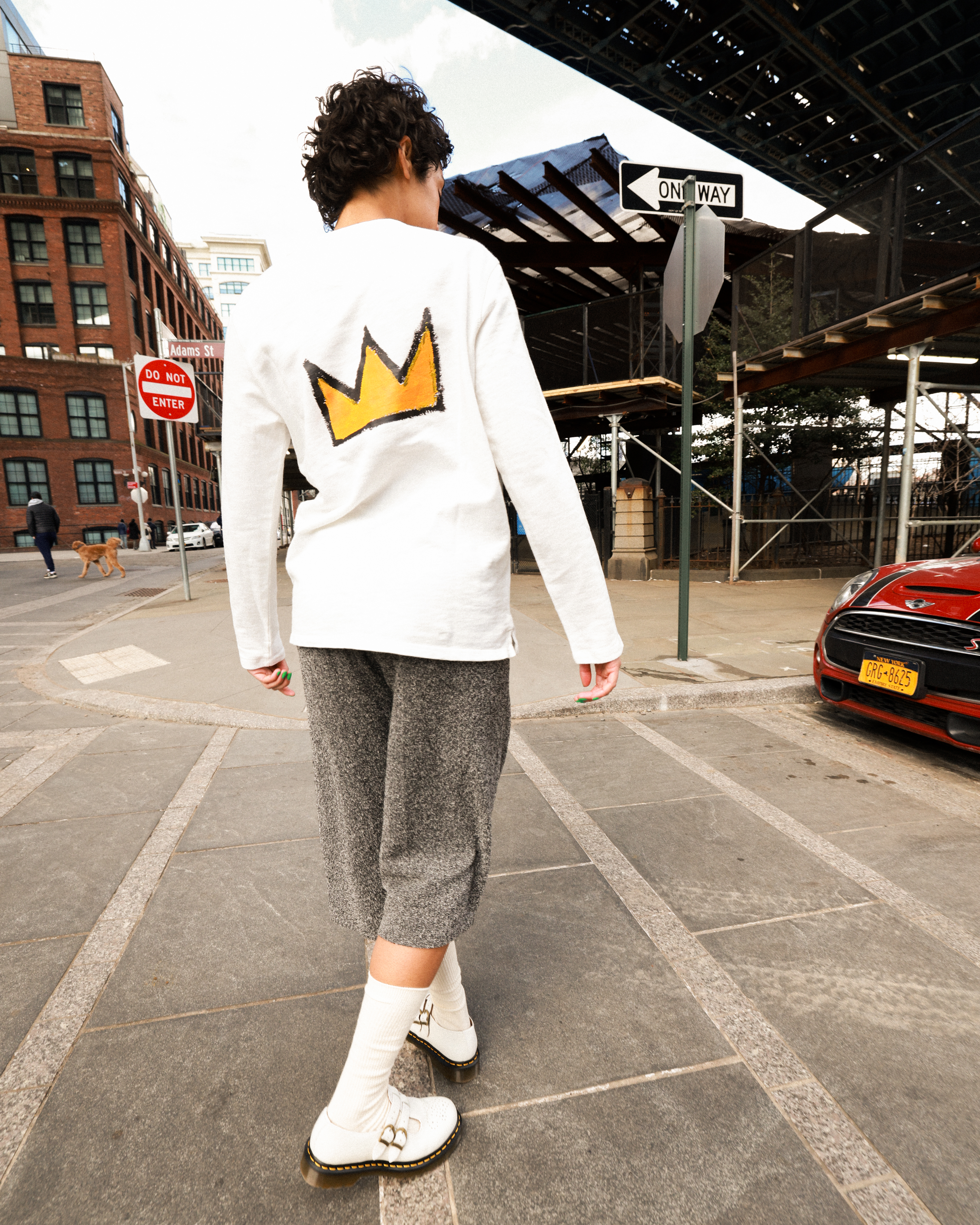 SUDADERA PEZ BASQUIAT BLANCO image number null