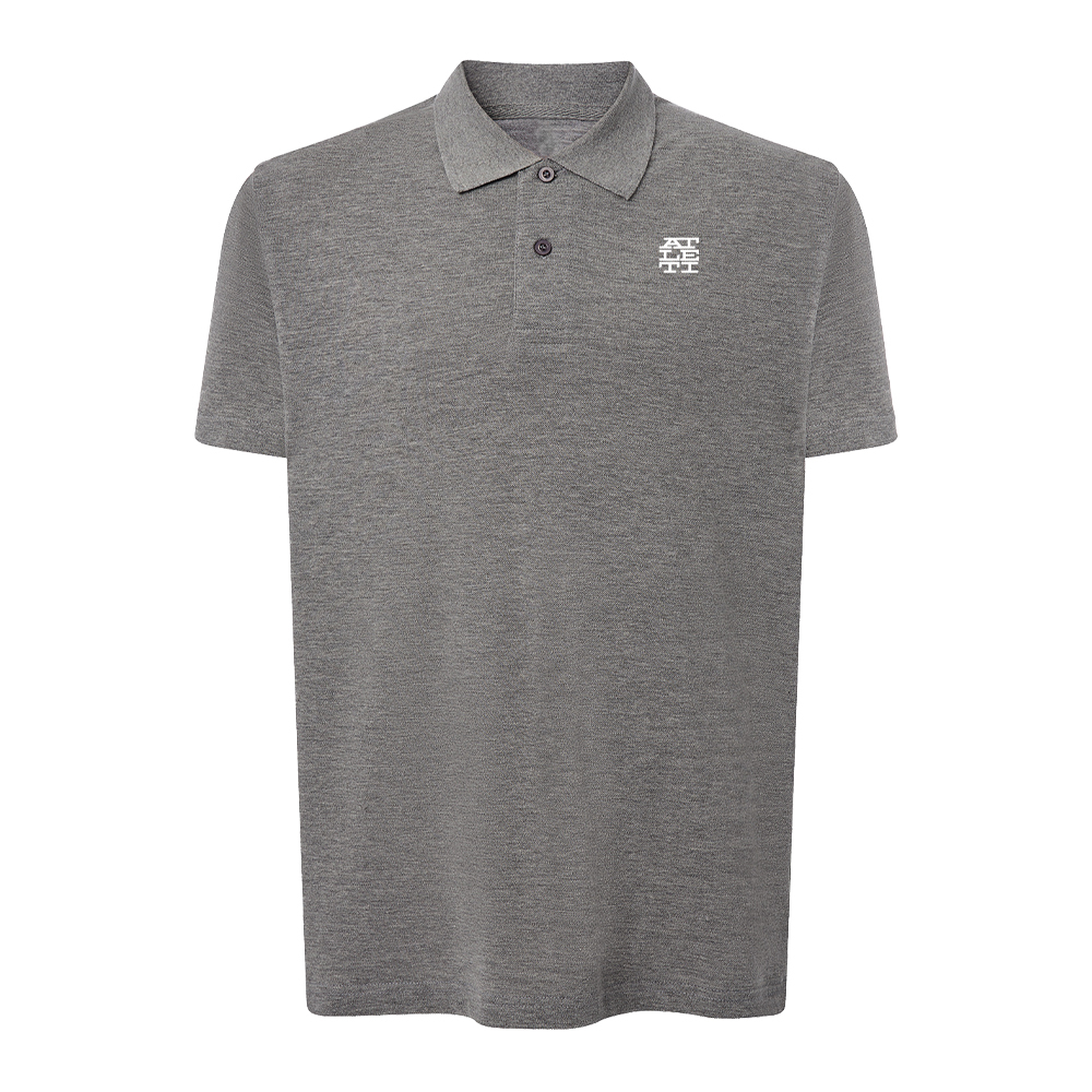 POLO PARCHE ATLETI BORDADO ADULTO GREY image number null