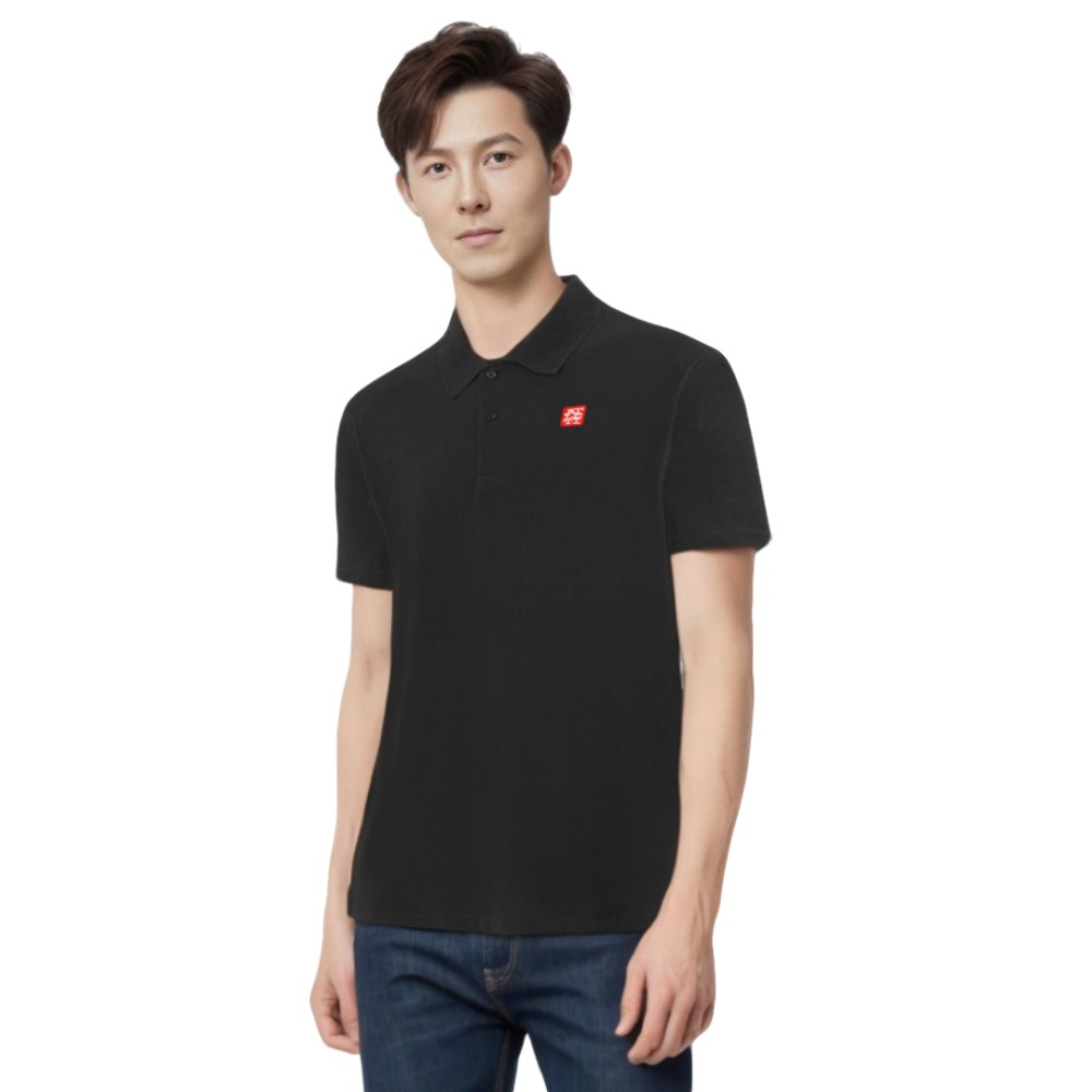 BLACK PATCH POLO image number null