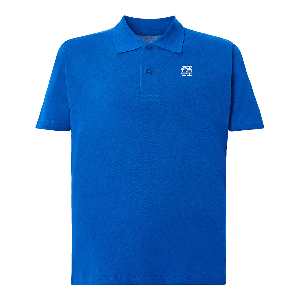 KIDS BLUE PATCH POLO image number null